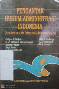 Pengantar Hukum Administrasi Indonesia