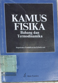 Kamus Fisika : Bahang dan Termodinamika