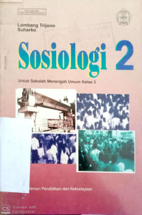 Sosiologi 2: Untuk Sekolah Menengan Umum Kelas 3