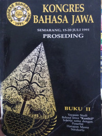 Kongres Bahasa Jawa ( II Jilid)