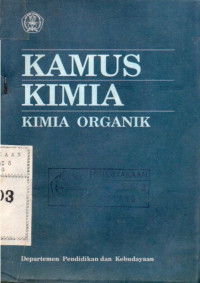 Kamus Kimia : Kimia Organik