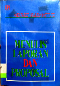 Menulis Laporan Dan Proposal