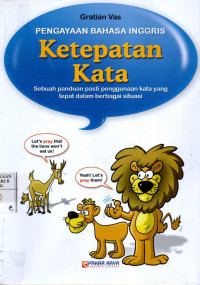 Pengayaan Bahasa Inggris Ketepatan Kata