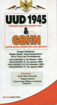 UUD 1945 dan GBHN