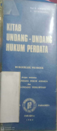 Kitab Undang-Undang Hukum Perdata